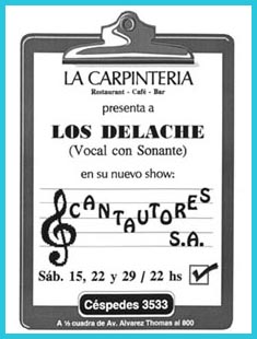 Afiche "Cantautores S.A."