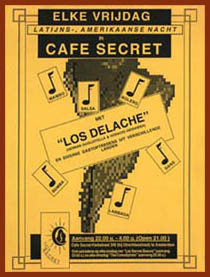 Los Delache. Afiche de las "Noches Latinoamericanas" en Amsterdam